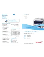 Предварительный просмотр 1 страницы Xerox WorkCentre 6015 Quick Use Manual