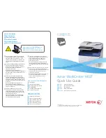 Предварительный просмотр 1 страницы Xerox WorkCentre 6027 Quick Use Manual