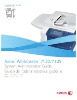 Предварительный просмотр 1 страницы Xerox WORKCENTRE 7120 System Administrator Manual