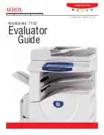 Предварительный просмотр 1 страницы Xerox WorkCentre 7132 Evaluator Manual