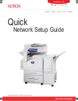 Xerox WorkCentre 7132 Quick Network Setup Manual preview