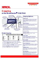 Xerox WorkCentre 7232 Copying Manual предпросмотр