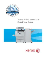 Xerox WorkCentre 7328 Quick Use Manual preview