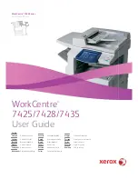 Xerox WORKCENTRE 7425 Ghid De Utilizare предпросмотр