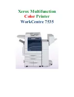 Xerox WorkCentre 7500 Series Quick Manual предпросмотр