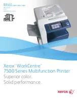 Xerox WorkCentre 7525 Specifications предпросмотр