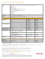 Предварительный просмотр 12 страницы Xerox WorkCentre 7800 series Specifications