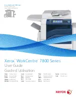 Предварительный просмотр 1 страницы Xerox WorkCentre 7800 series User Manual