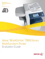 Предварительный просмотр 1 страницы Xerox WorkCentre 7830 Specifications