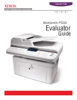 Xerox WORKCENTRE PE 220 Evaluator Manual preview