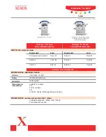 Xerox WorkCentre Pro 40 Specification preview
