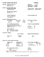 Xerox WorkCentre Pro 412 Product Safety Data Sheet предпросмотр