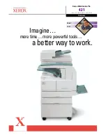 Preview for 1 page of Xerox WorkCentre Pro 421 Brochure & Specs