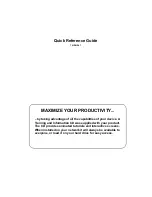 Предварительный просмотр 1 страницы Xerox WorkCentre Pro 65 Quick Reference Manual