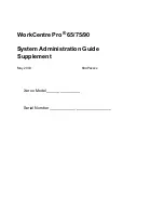 Xerox WorkCentre Pro 65 System Administration Manual предпросмотр