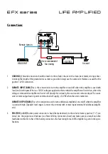 Preview for 6 page of XFIRE AUDIO EFX Series Owner'S Manual