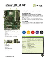 Предварительный просмотр 2 страницы XFX nForce 680i LT SLI Specifications