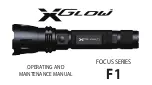 XGLOW Focus Series Operating And Maintenance Manual preview