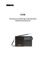 XHDATA D-808 Instruction Manual preview