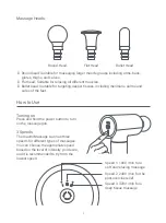 Предварительный просмотр 3 страницы Xiaomi Massage Gun User Manual