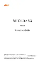 Xiaomi Mi 10 Lite 5G Quick Start Manual предпросмотр