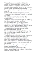 Preview for 3 page of Xiaomi MI UniBlade Trimmer User Manual