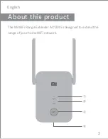 Preview for 2 page of Xiaomi Mi WiFi Range Extender AC1200 Quick Start Manual