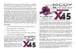 XICOY Turbojet X45 Quick Start Manual preview