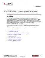 Предварительный просмотр 4 страницы Xilinx Kintex UltraScale FPGA KCU1250 Getting Started Manual