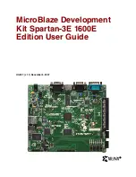 Xilinx MIcroBlaze Development Spartan-3E 1600E Kit User Manual предпросмотр