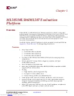 Preview for 11 page of Xilinx ML505 User Manual