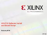 Предварительный просмотр 1 страницы Xilinx VCU110 Manual