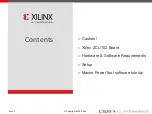 Предварительный просмотр 2 страницы Xilinx ZCU102 Manual