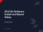 Предварительный просмотр 1 страницы Xilinx ZCU102 Software Install And Board Setup