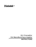 XINDAK PA-1 Instructions Manual preview
