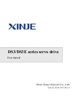 Xinje DS3 series servo Manual preview