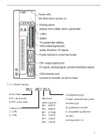 Предварительный просмотр 9 страницы Xinje DS3 series servo Manual