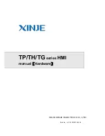 Xinje TP Series Hardware Manual preview