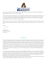 Preview for 4 page of Xiom EP500 Quick Start Manual