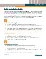 Preview for 1 page of Xirrus Wi-Fi Array XN16 Quick Installation Manual