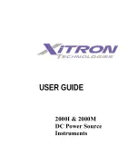 XITRON 2000I User Manual preview