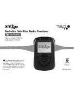 XM Satellite Radio XM2GO - MyFi Portable Satellite Radio Quick Manual preview