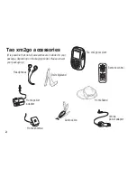 Preview for 2 page of XM Satellite Radio XM2GO - MyFi Portable Satellite Radio Quick Manual