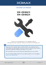 Xomax XM-CDB624 Installation Manual preview