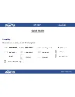 Preview for 1 page of XONTEL XT-12P Quick Manual