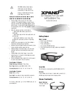 Xpand XPAND 3D Quick-Install User Manual preview
