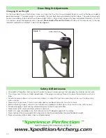 Preview for 4 page of Xpedition Archery Smoke Owner'S Manual