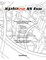 Предварительный просмотр 1 страницы Xplova X5 Evo Quick Start Manual