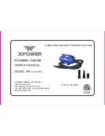 XPower B-8 Owner'S Manual preview