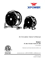 Предварительный просмотр 1 страницы XPower FC-100 Owner'S Manual